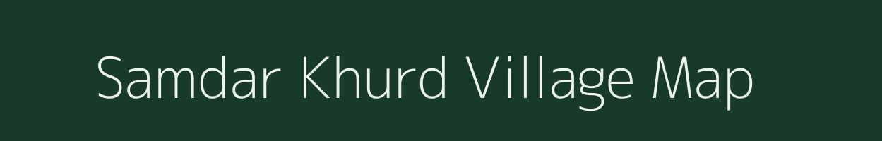 Samdar Khurd village map in Uttar Pradesh