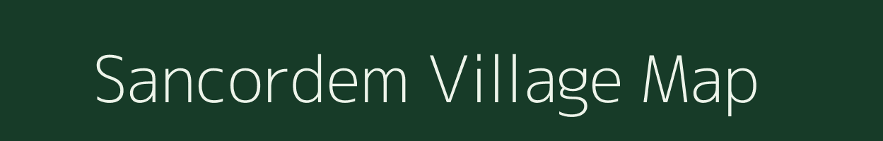 Sancordem village map in Goa