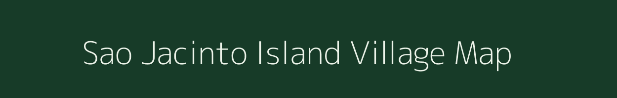 Sao Jacinto Island village map in Goa