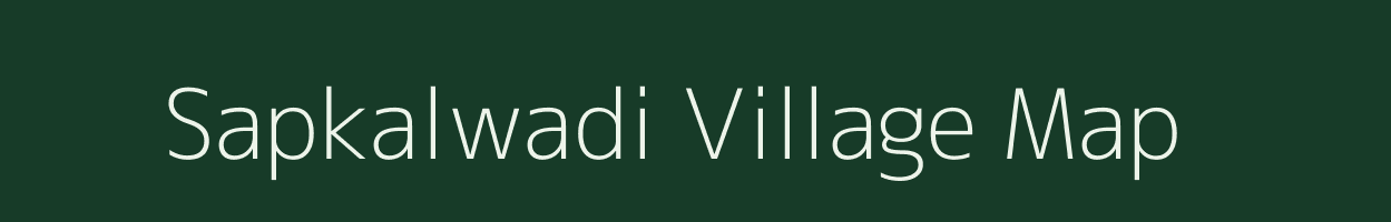 Sapkalwadi village map in Maharashtra