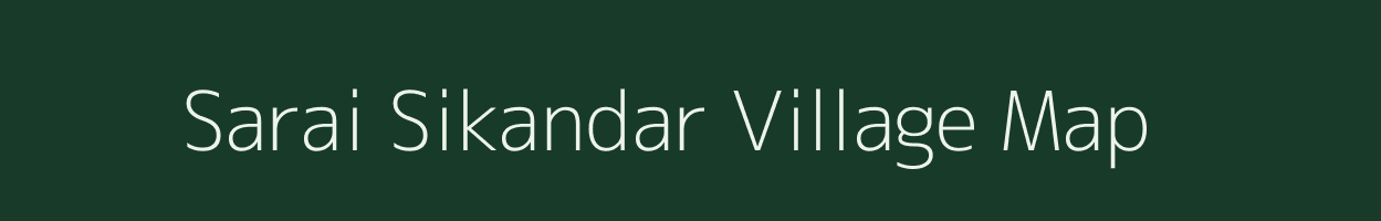 Sarai Sikandar village map in Uttar Pradesh