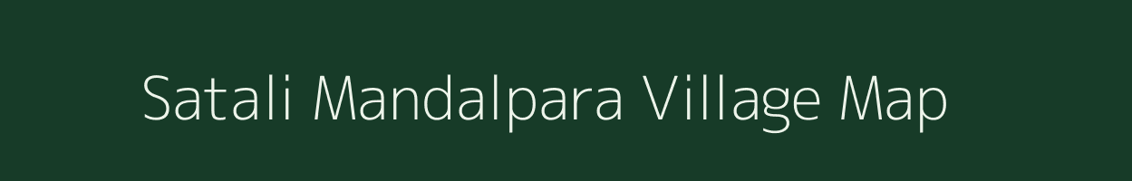 Satali Mandalpara village map in West Bengal