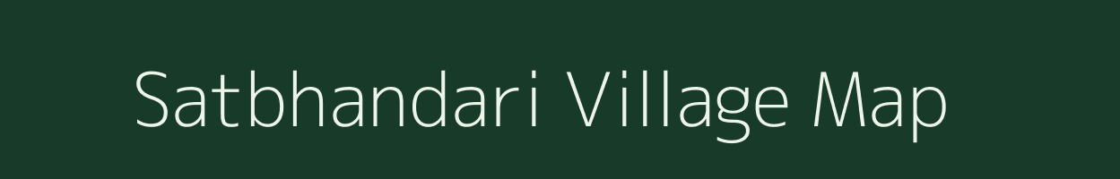 Satbhandari village map in West Bengal