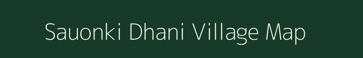 Sauonki Dhani village map in Rajasthan