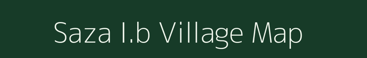 Saza I.b village map in Mizoram