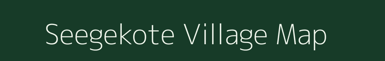 Seegekote village map in Karnataka