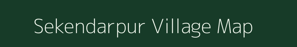 Sekendarpur village map in West Bengal