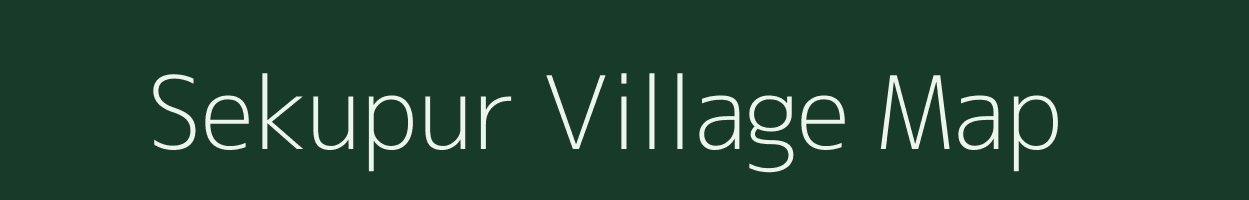 Sekupur village map in West Bengal