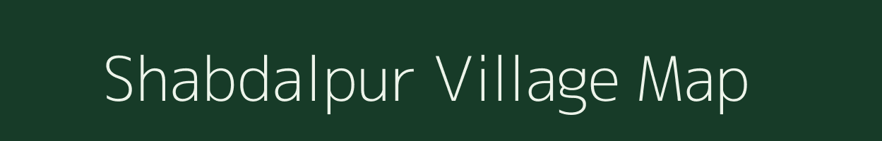 Shabdalpur village map in West Bengal