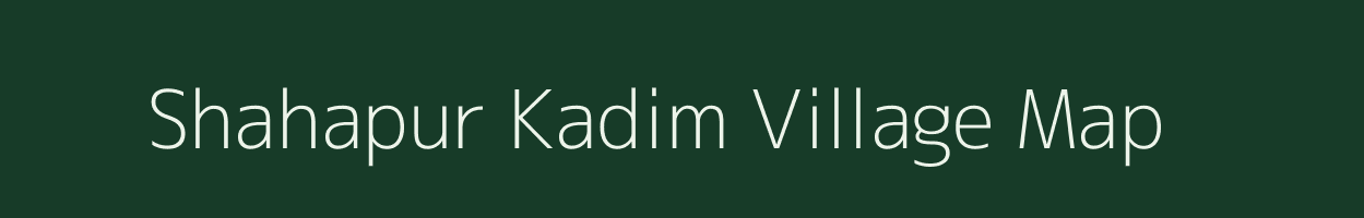 Shahapur Kadim village map in Maharashtra