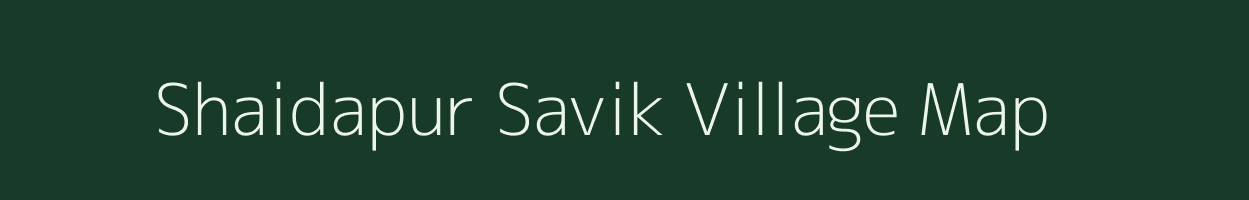 Shaidapur Savik village map in Uttar Pradesh