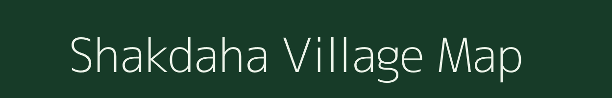 Shakdaha village map in West Bengal