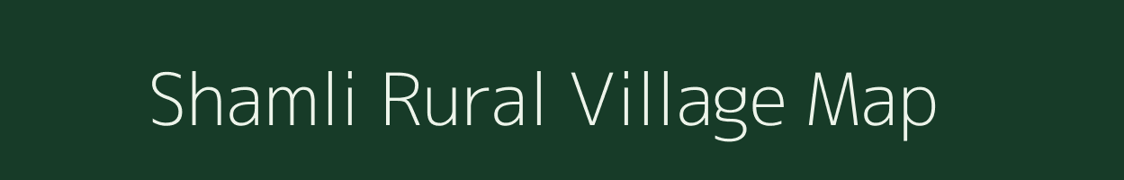 Shamli Rural village map in Uttar Pradesh