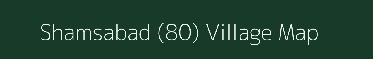 Shamsabad (80) village map in Punjab