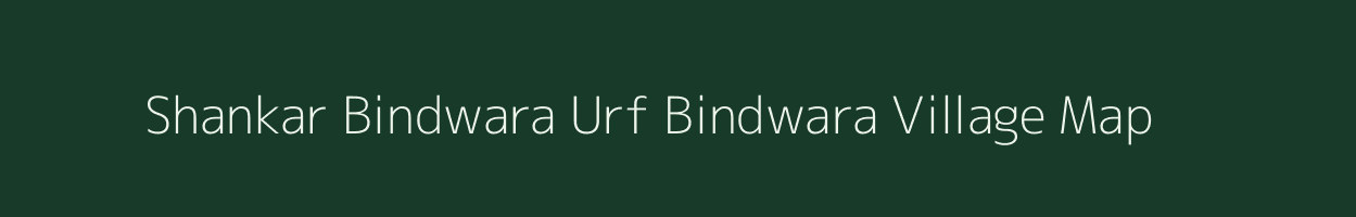 Shankar Bindwara Urf Bindwara village map in Bihar