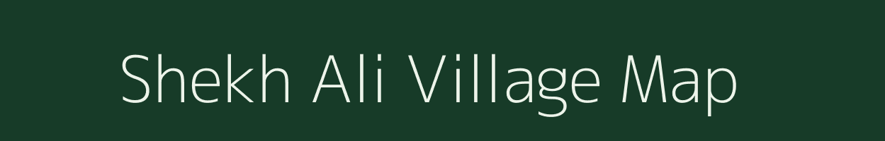 Shekh Ali village map in Bihar