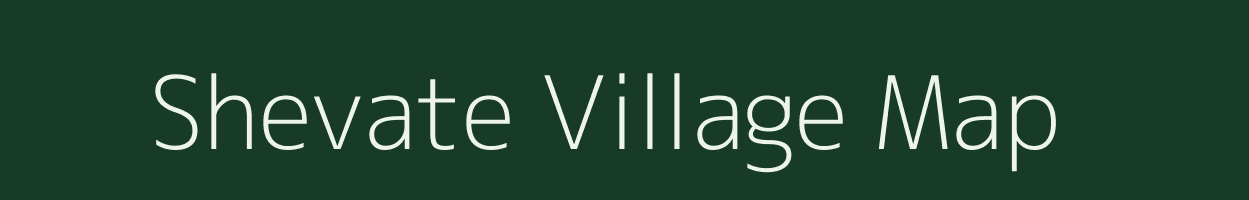 Shevate village map in Maharashtra