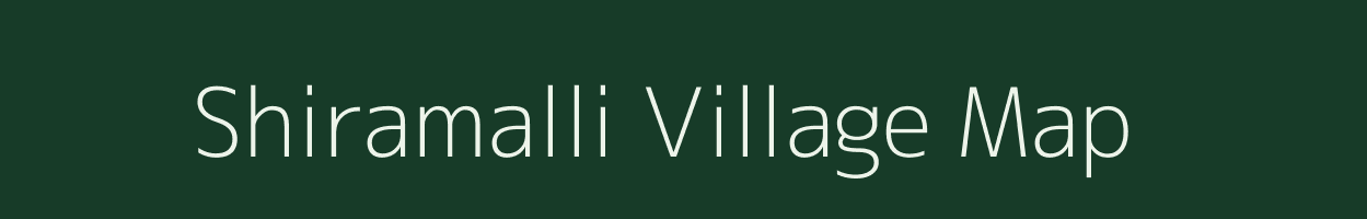 Shiramalli village map in Karnataka