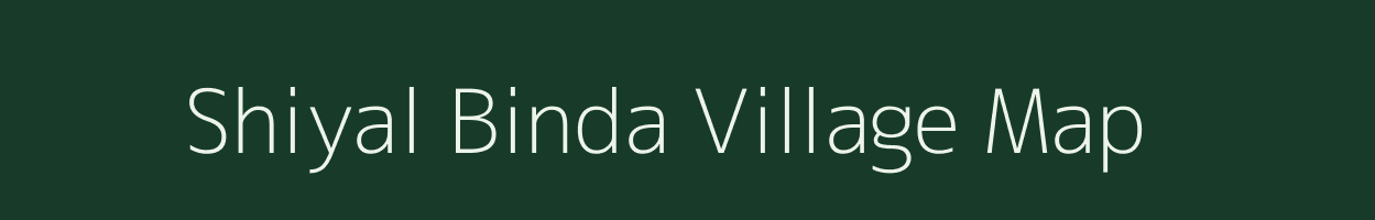 Shiyal Binda village map in Jharkhand