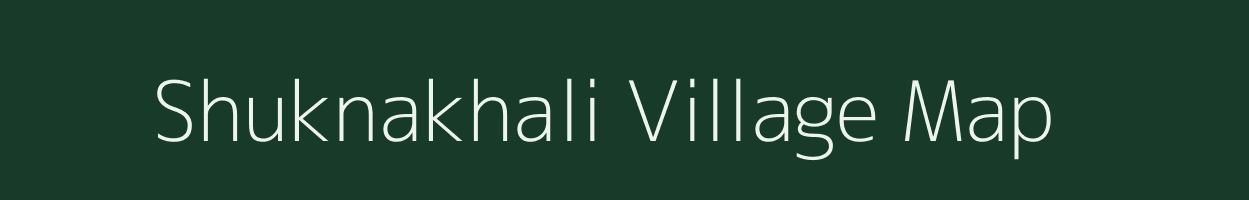 Shuknakhali village map in West Bengal