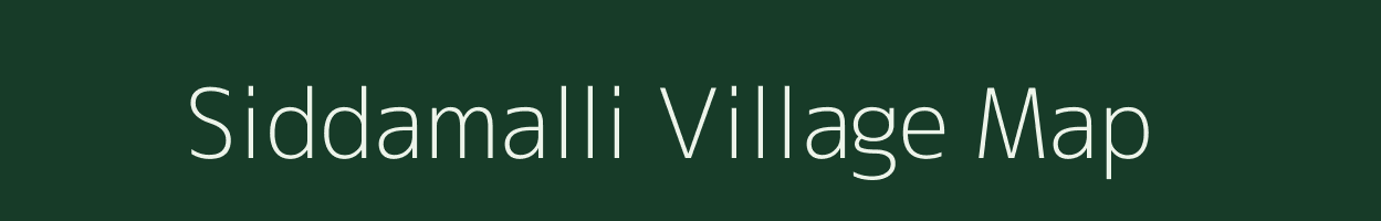 Siddamalli village map in Tamil Nadu