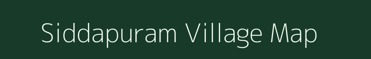 Siddapuram village map in Andhra Pradesh