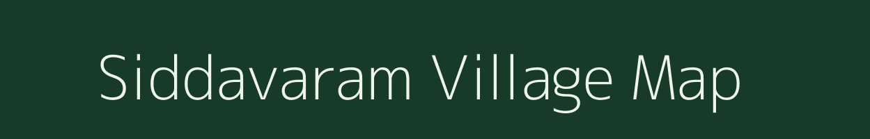 Siddavaram village map in Andhra Pradesh