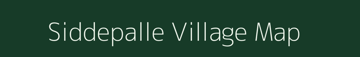 Siddepalle village map in Andhra Pradesh