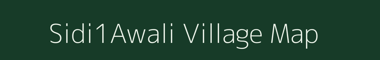 Sidi1Awali village map in Uttar Pradesh