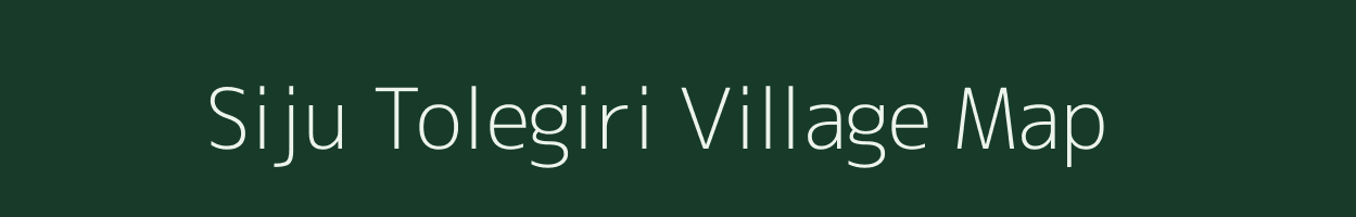 Siju Tolegiri village map in Meghalaya