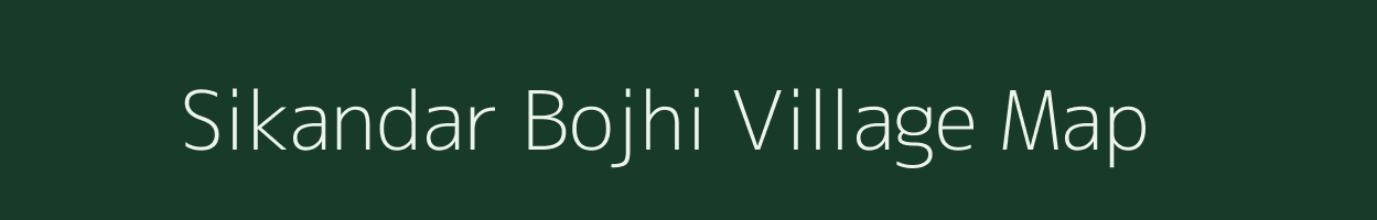 Sikandar Bojhi village map in Uttar Pradesh