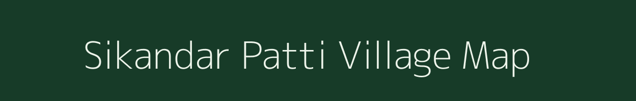 Sikandar Patti village map in Uttar Pradesh