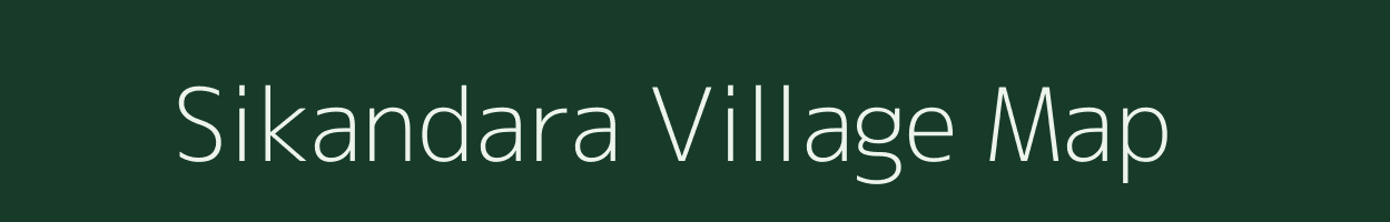 Sikandara village map in Rajasthan