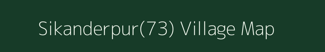 Sikanderpur(73) village map in Haryana