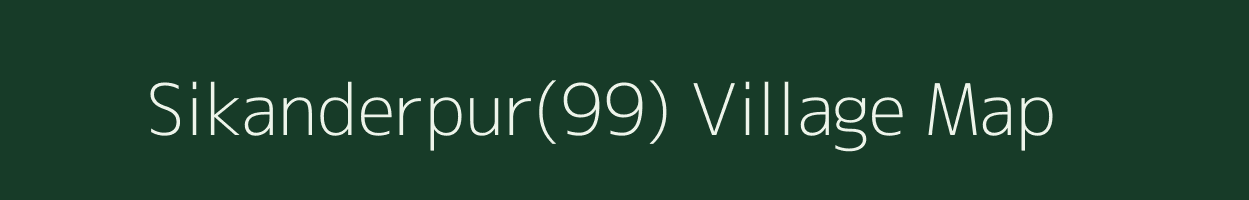 Sikanderpur(99) village map in Haryana