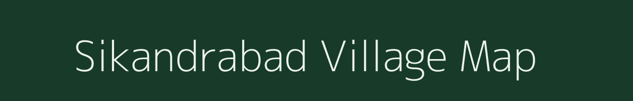 Sikandrabad village map in Uttar Pradesh