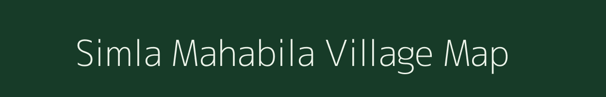 Simla Mahabila village map in West Bengal