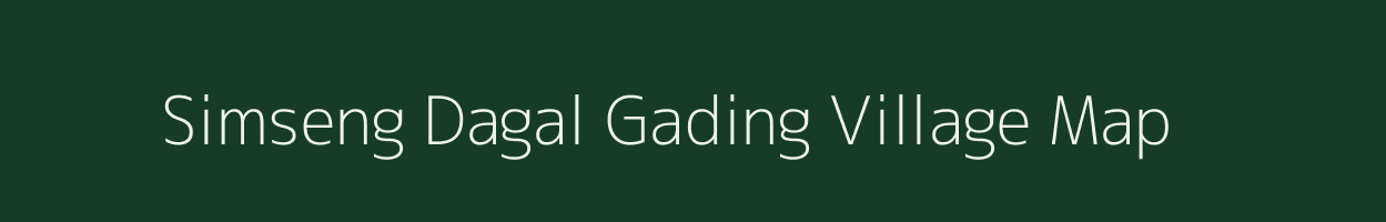 Simseng Dagal Gading village map in Meghalaya