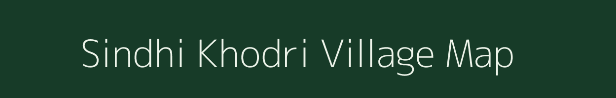 Sindhi Khodri village map in Madhya Pradesh
