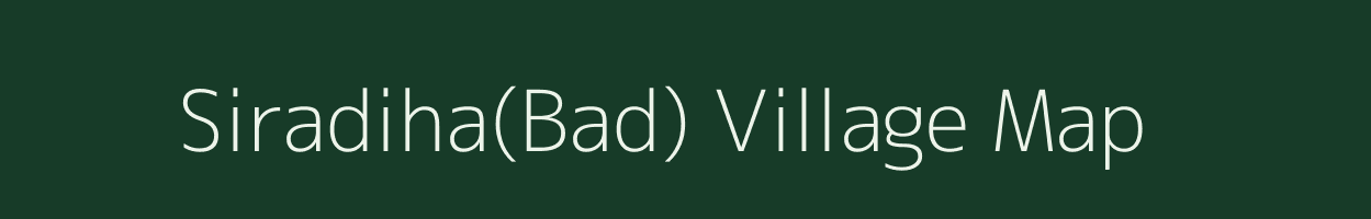 Siradiha(Bad) village map in Odisha