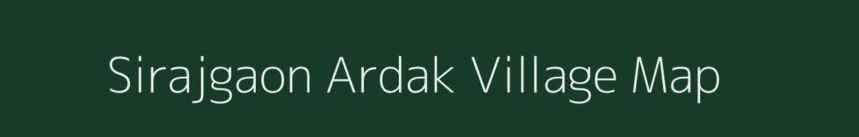 Sirajgaon Ardak village map in Maharashtra