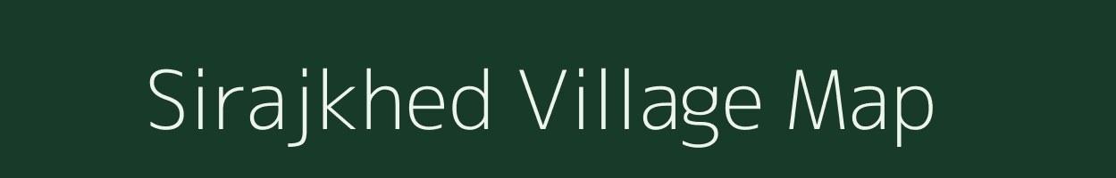 Sirajkhed village map in Maharashtra