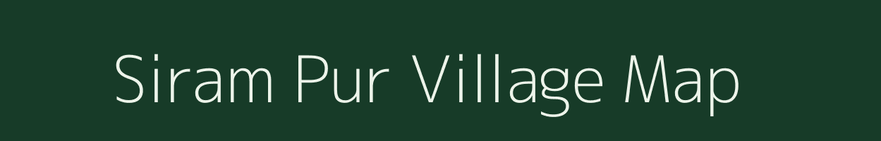 Siram Pur village map in West Bengal