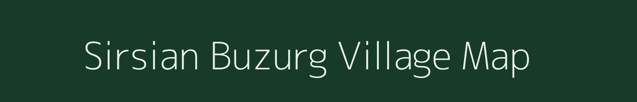 Sirsian Buzurg village map in Bihar