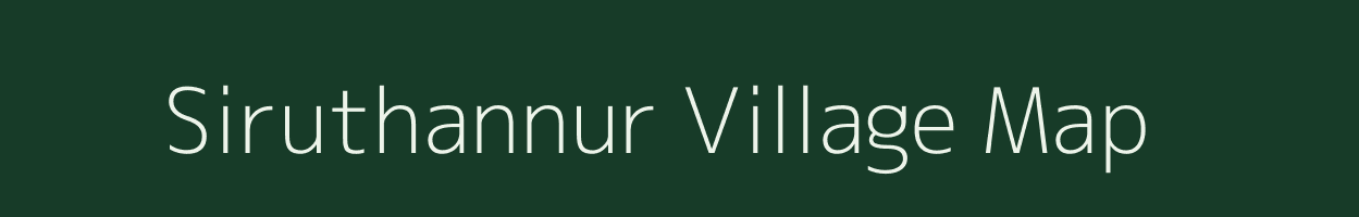 Siruthannur village map in Tamil Nadu