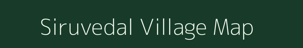 Siruvedal village map in Tamil Nadu