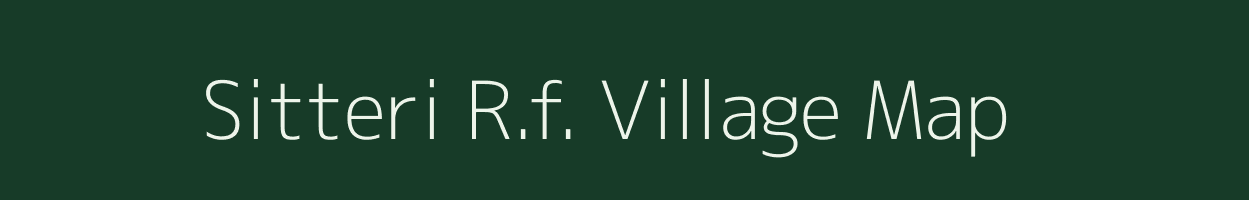 Sitteri R.f. village map in Tamil Nadu