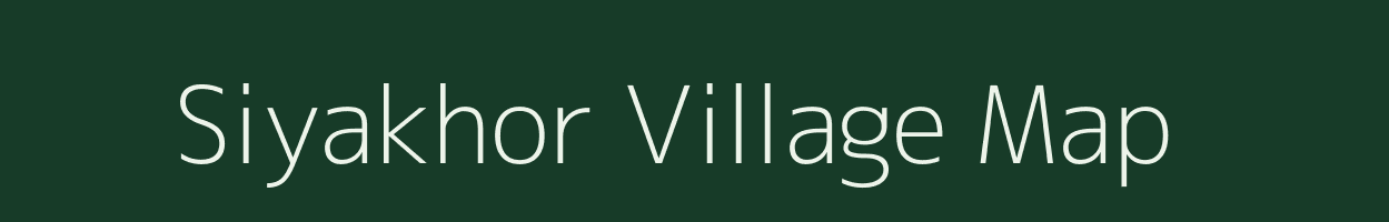 Siyakhor village map in Jharkhand