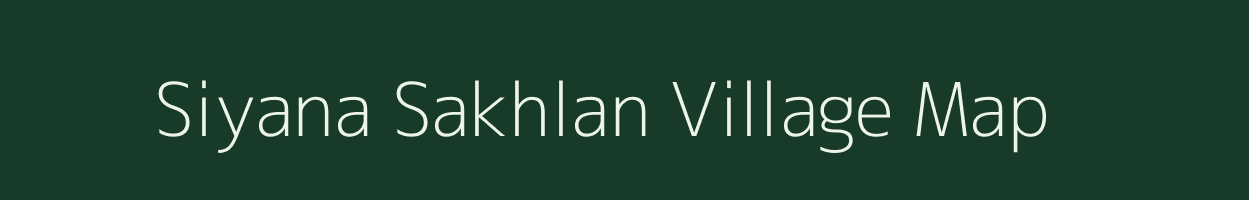 Siyana Sakhlan village map in Rajasthan