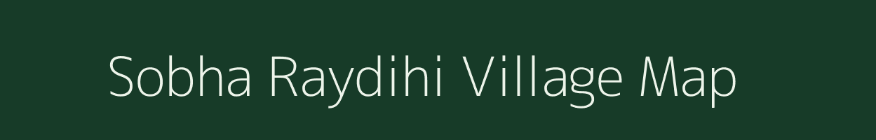 Sobha Raydihi village map in Jharkhand